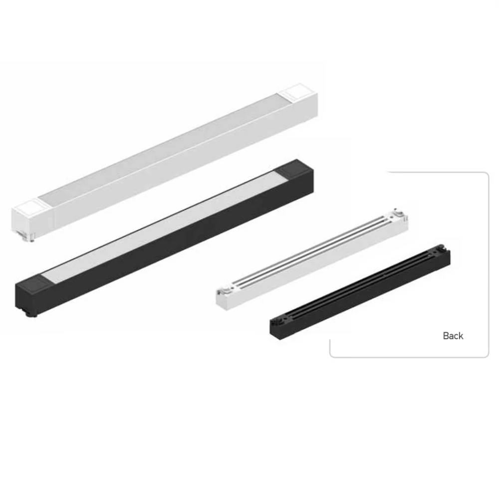 InLight Γραμμικό φωτιστικό LED 35W 4000K για μονοφασική ράγα σε λευκή απόχρωση D:60cmX3,3cm (T02702-WH)