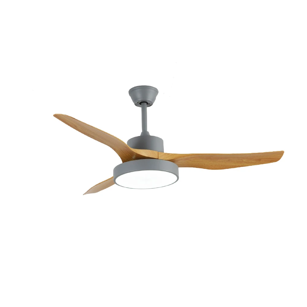 InLight Nitinat 25W 3CCT LED Ανεμιστήρας Με Φως Γκρι και Ξύλο (102000230)