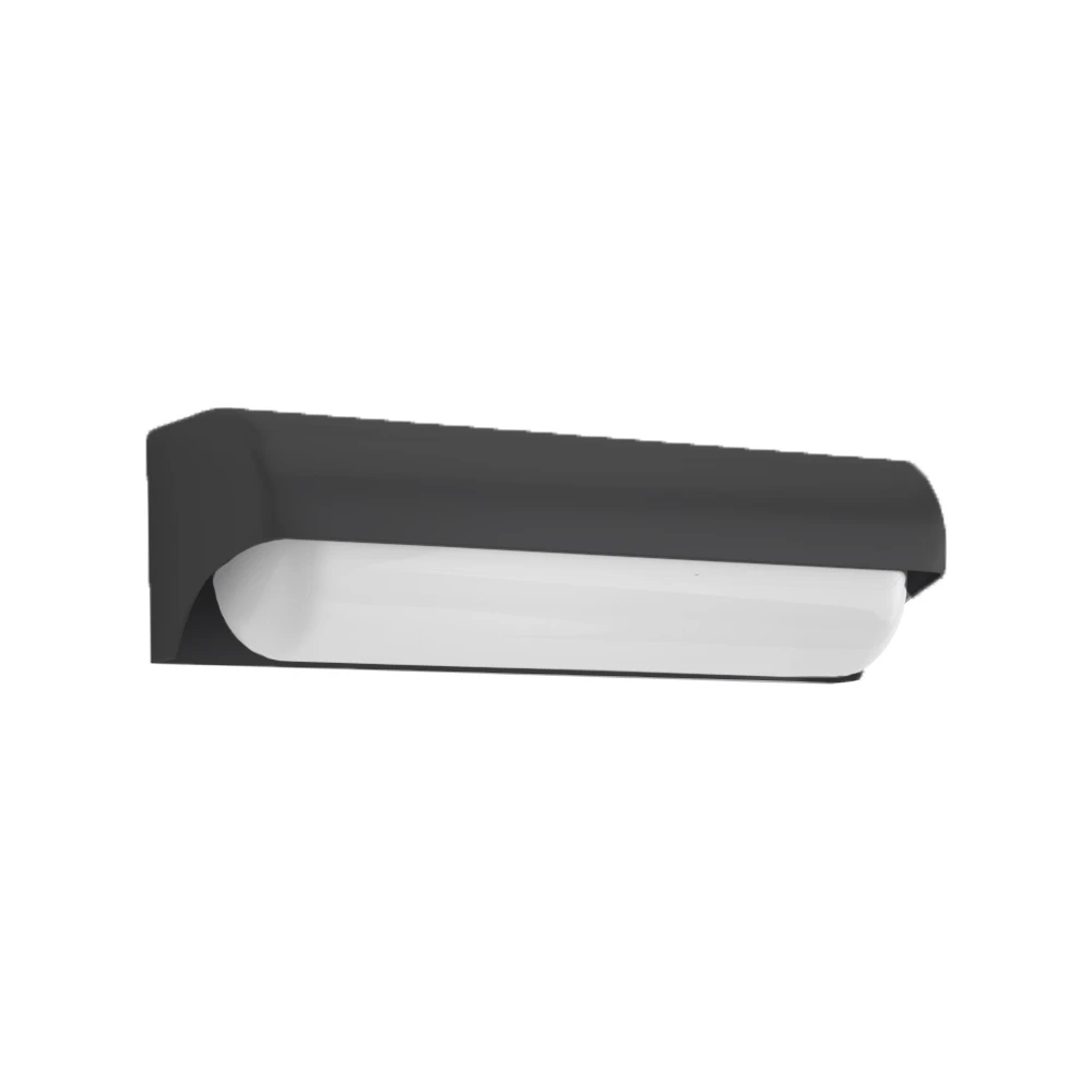 InLight Erie LED 10W 3000K Απλίκα Εξωτερικού Χώρου Ανθρακί D:26,1cmx7cm (80203040)