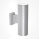 InLight Winnipeg 2xΕ27 Outdoor Up-Down Wall Lamp Grey D:15.3cmx26cm (80203434)