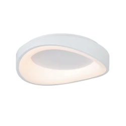 InLight Πλαφονιέρα οροφής LED 72W 3CCT από λευκό ακρυλικό D:45cm (42033-White)