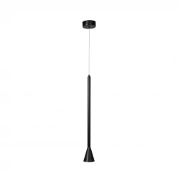 InLight Κρεμαστό φωτιστικό LED 7W 3000K σε μαύρη απόχρωση D:60cm (4051-BL)