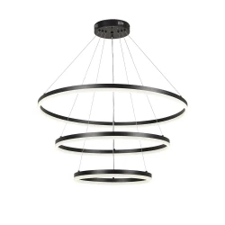 InLight Κρεμαστό φωτιστικό LED 100W 3CCT (by switch on base) 6095-A-Black