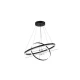 Inlight Κρεμαστό φωτιστικό LED 58W 3CCT (by switch on base) 6095-B-Black