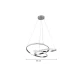 Inlight Κρεμαστό φωτιστικό LED 58W 3CCT (by switch on base) σε χρώμιο D:60cm (6092-A-Chrome)