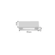 Inlight Επιτοίχιο φωτιστικό λευκό από γύψο 3xE14 D:45cm (43049-A-White)