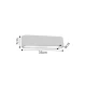 Inlight Επιτοίχιο λευκό φωτιστικό από γύψο 2XE14 D:35cm (43054-White)