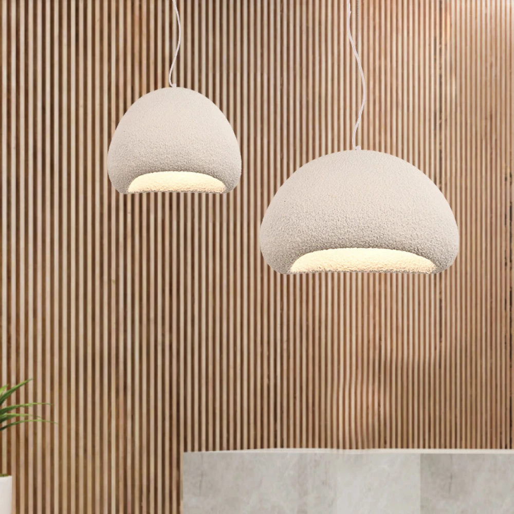 Inlight Κρεμαστό φωτιστικό από Fiberglass 1XE27 D:50cm (4067-Β)