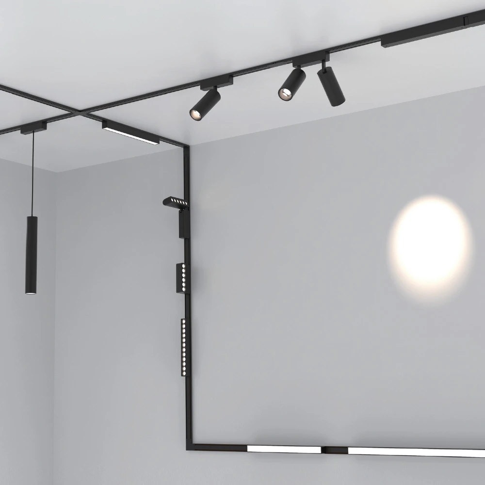 Inlight Φωτιστικό LED 30W 3CCT για Ultra-Thin μαγνητική ράγα σε μαύρη απόχρωση D:7X11,5X21,3cm (TMU0120-Black)