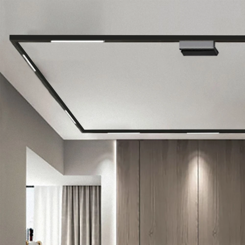 Inlight Φωτιστικό LED 40W 3CCT για μαγνητική ράγα σε μαύρη απόχρωση D:60X2,2X4,3cm (TM0040-Black)