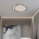 Inlight Πλαφονιέρα οροφής LED 76W 3CCT σε μαύρη απόχρωση D:50x12cm (42037-Black)