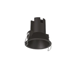 Inlight Downlight σποτ 7W 3CCT σε μαύρη απόχρωση (X00240B)