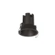 Inlight Downlight σποτ 7W 3CCT σε μαύρη απόχρωση (X00240B)