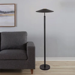 Inlight Eπιδαπέδιο φωτιστικό LED σε μαύρο χρώμα απο μέταλλο, 48x142cm (45033-Black)