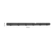 Inlight Γραμμικό φωτιστικό LED 12W 3000K για μαγνητική Mini ράγα σε μαύρη απόχρωση D:60cmx1,6cm (TMM0021-Black)