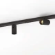 Inlight Φωτιστικό LED 7W 3000K για μαγνητική Mini ράγα σε μαύρη απόχρωση D:3,5cmx8,7cm (TMM0071-Black)