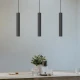 Inlight Φωτιστικό LED 6W 3000K για μαγνητική Mini ράγα σε μαύρη απόχρωση D:30cm (TMM0101-Black)