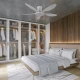 it-Lighting Denali 24W 3CCT LED Fan Light in White and wooden Color (102000790)