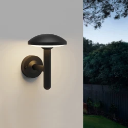 it-Lighting Keowee LED 12W 3CCT Outdoor Wall Lamp Black D:180 x 210 x 240 mm (80205210)
