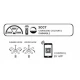 it-Lighting  BAY Ανεμιστήρας Οροφής με LED 20W, DC Μοτέρ & Smart App - Λευκό/Ξύλο (102000910)