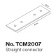 InLight Σύνδεσμος για μαγνητική ράγα 220V σε μαύρη απόχρωση (TCΜ2007)