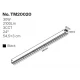Inlight Γραμμικό Φωτιστικό LED 30W με Anti-glare Dots 3CCT 24° για μαγνητική Ράγα 220V  σε μαύρη απόχρωση D: 54,5x3cm (TM20020)