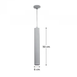 InLight Κρεμαστό φωτιστικό από λευκό μέταλλο 1XGU10 D:50cm (4505-WH-ΚΡΕΜΑΣΤΟ)