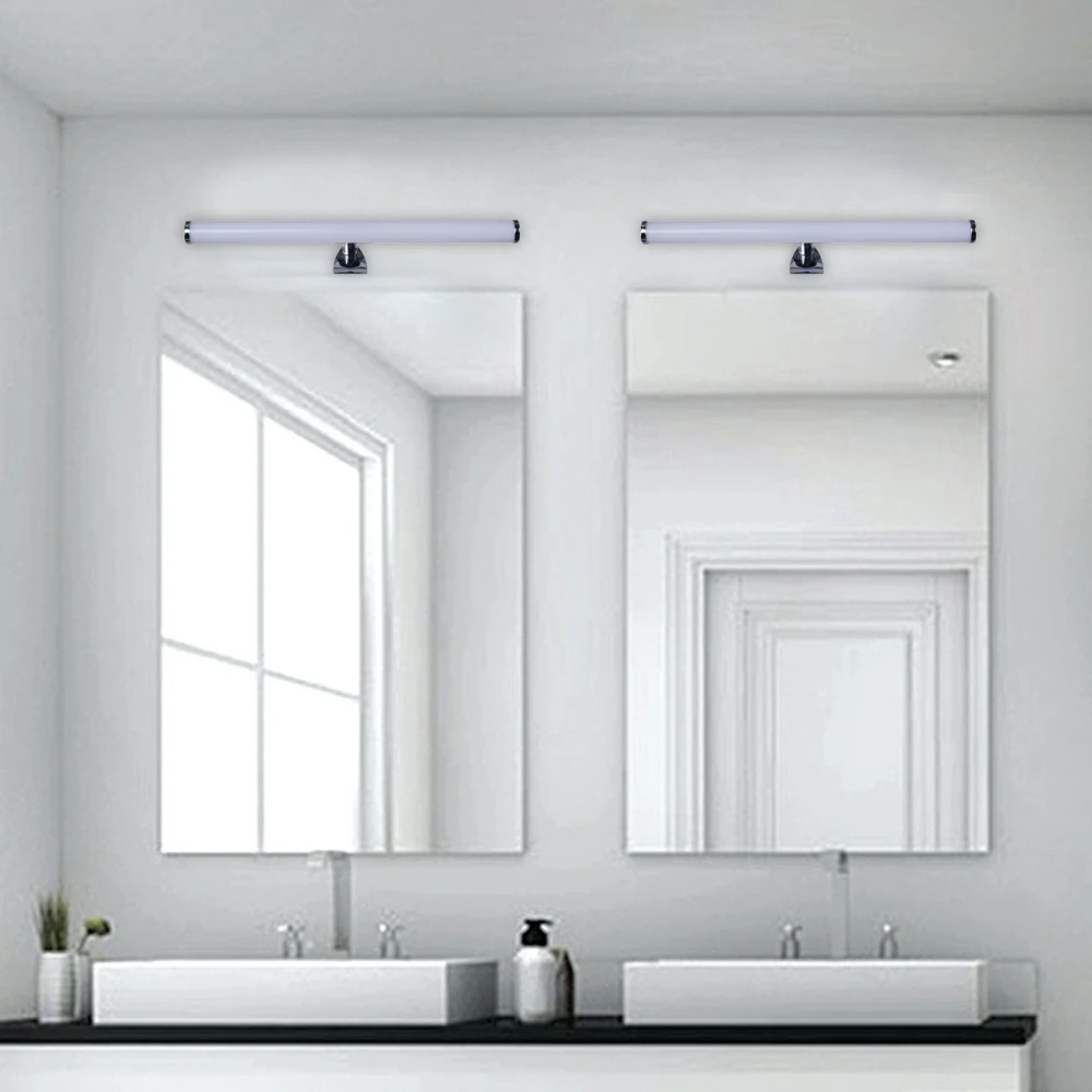 InLight Επιτοίχιο φωτιστικό LED 6W 4000K από πλαστικό σε χρώμιο απόχρωση D:40cm (1045) ΜΕ ΤΡΕΙΣ ΤΡΟΠΟΥΣ ΤΟΠΟΘΕΤΗΣΗΣ
