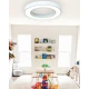 InLight Κρεμαστό φωτιστικό LED 50W 4000K σε λευκή απόχρωση D:80cm (6171-80-WH)