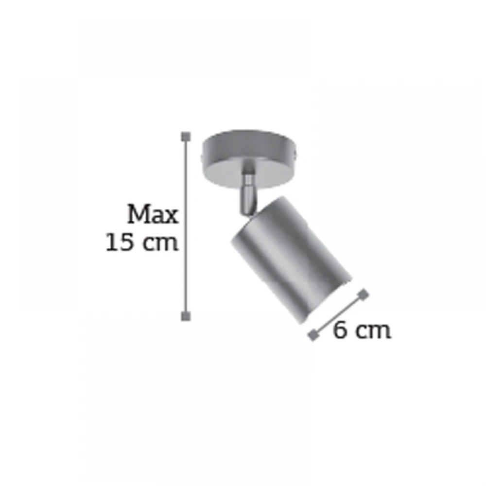 InLight Επιτοίχιο σποτ από χρυσαφί μέταλλο 1XGU10 D:15cm (9082-1)