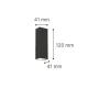 it-Lighting Lanier LED 5W 3000K Απλίκα Εξωτερικού Χώρου Up-Down Adjustable Γκρι D:12cmx4.1cm 