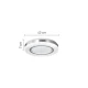 InLight Πλαφονιέρα οροφής LED 54W 3CCT από λευκό και ασημί ακρυλικό D:40cm (42016-B)