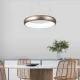 InLight Κρεμαστό φωτιστικό LED 110W 3CCT από λευκό ακρυλικό D:60cm (42023-A-White)