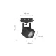 InLight Σποτ Ράγας Μαύρο 1XGU10 D:8cmX14cm (T00700-BL)