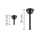 InLight Nitinat 25W 3CCT LED Ανεμιστήρας Με Φως Γκρι και Ξύλο (102000230)