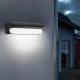 InLight Erie LED 10W 3000K Απλίκα Εξωτερικού Χώρου Ανθρακί D:26,1cmx7cm (80203040)
