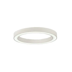 InLight Κρεμαστό φωτιστικό LED 68W 3CCT (by switch on base) σε λευκή απόχρωση D:60cm (6073-60-WH)