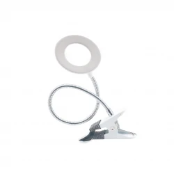 InLight Φωτιστικό LED 7W 3CCT (by switch) με κλίπ σε λευκό χρώμα D:38cm (3044-WH)