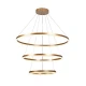InLight Κρεμαστό φωτιστικό LED 100W 3CCT (by switch on base) 6095-A-Golden
