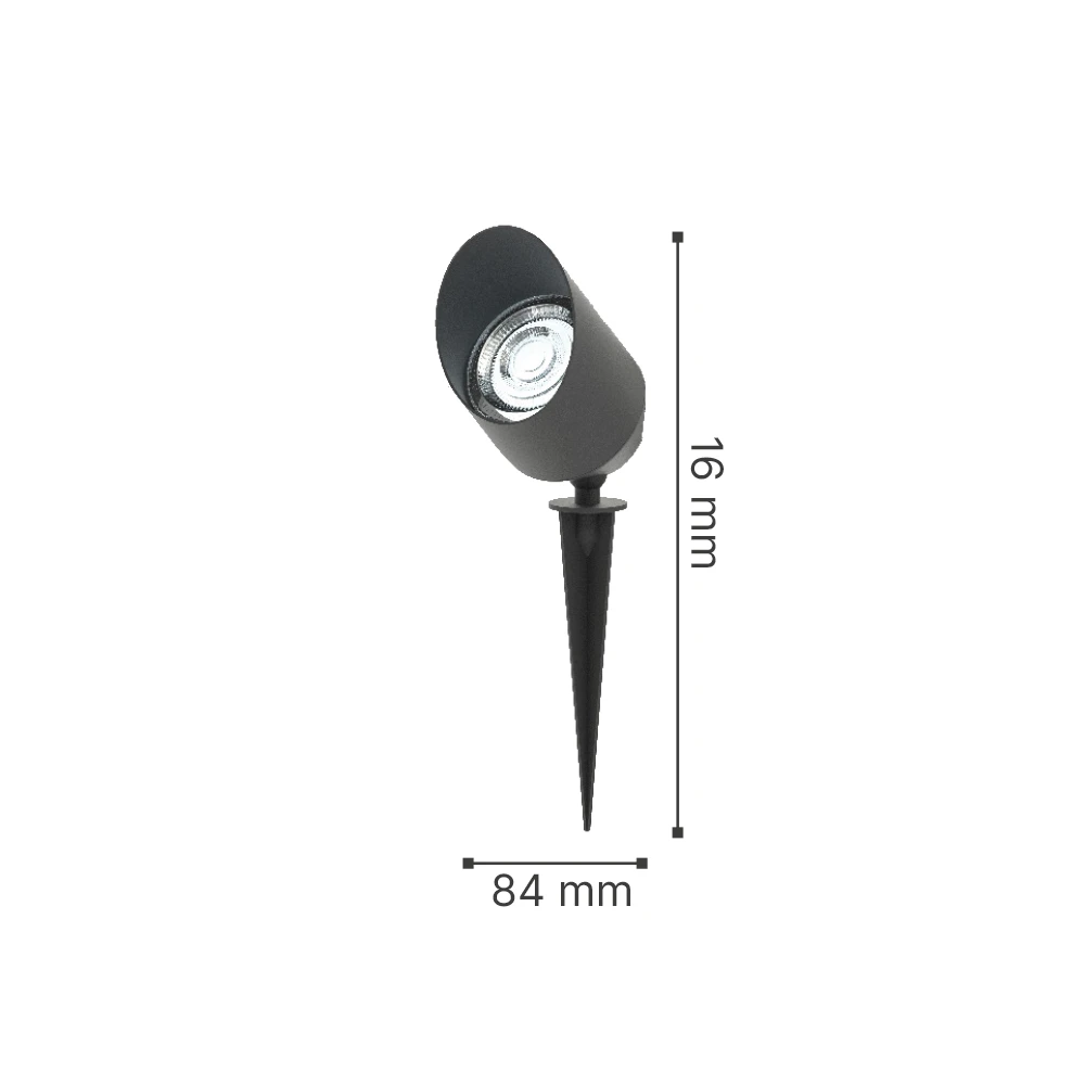it-Lighting Jay -LED 7W 3000K Outdoor Spike Light in Antracite  Color (80600211)