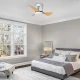 it-Lighting Elsinore -15W 3CCT LED Fan Light in White with Wooden Color (102000410)