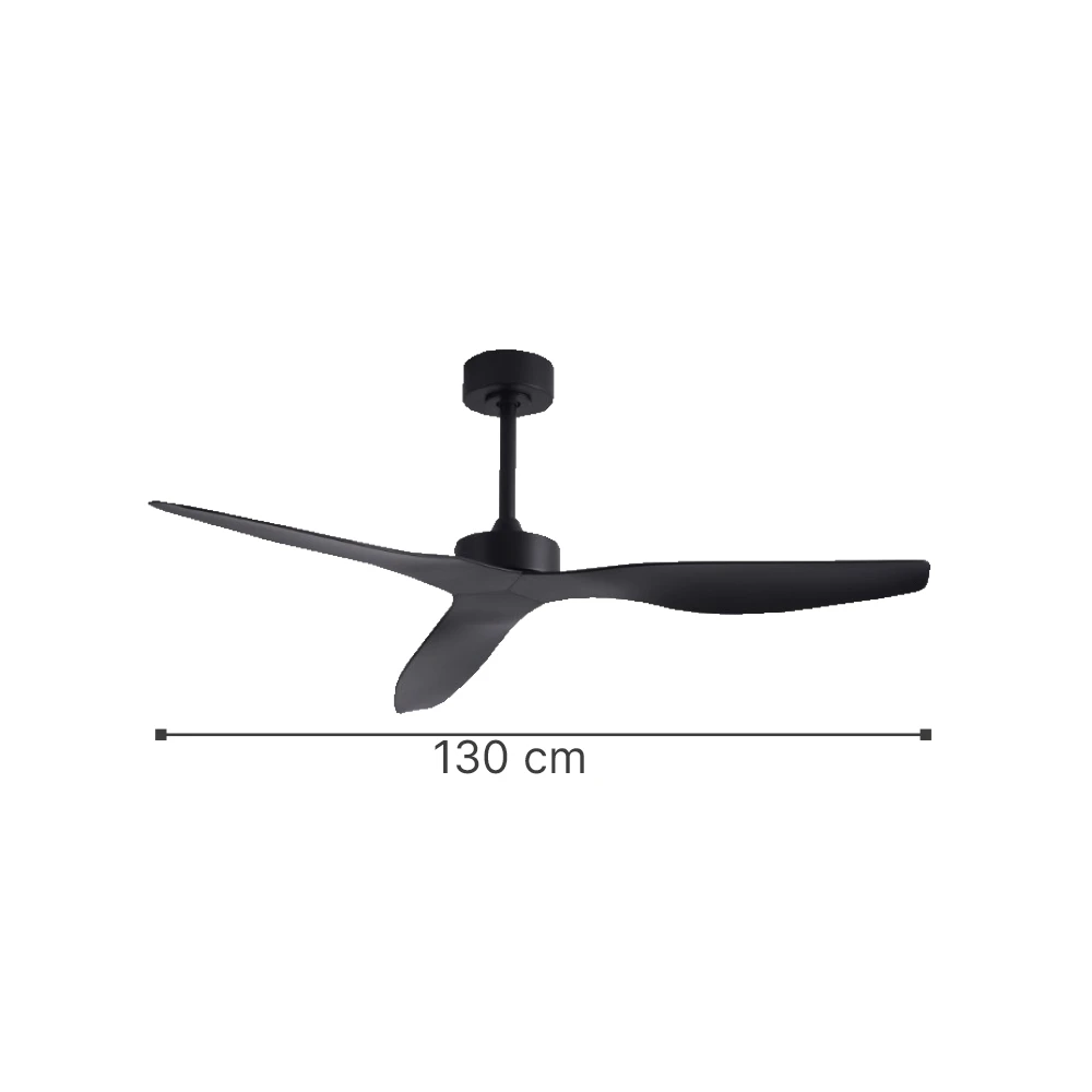 it-Lighting Trent - Fan Light in Black Color (102000625)