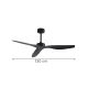 it-Lighting Trent - Fan Light in Black Color (102000625)