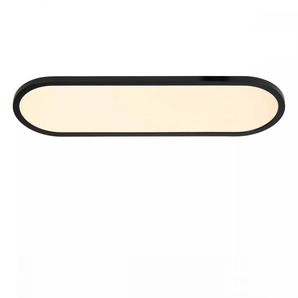 Φωτιστικό Οροφής Λευκό Και Μαύρο Dimmable CCT 1x24W 2700K/4000K - Oπαλ- Essential ELLY Lucide