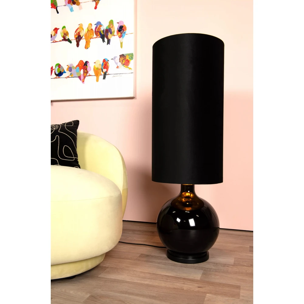 Φωτιστικό Δαπέδου Μαύρο Ø34cm 1xE27 ESTERAD Lucide