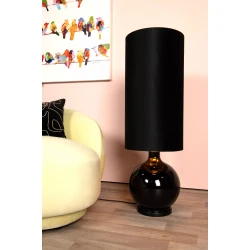 Φωτιστικό Δαπέδου Μαύρο Ø34cm 1xE27 ESTERAD Lucide