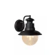 Επιτοίχιο Φωτιστικό Μαύρο 1xE27 Ø21,5cm 1xE27 IP44 FIGO Lucide