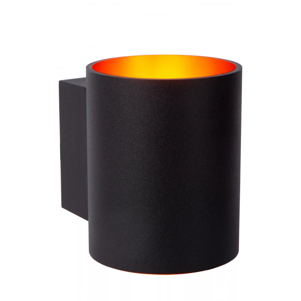 Επιτοίχιο Μαύρο Φωτιστικό Μεταλλικό Ø8cm 1xG9 XERA Lucide