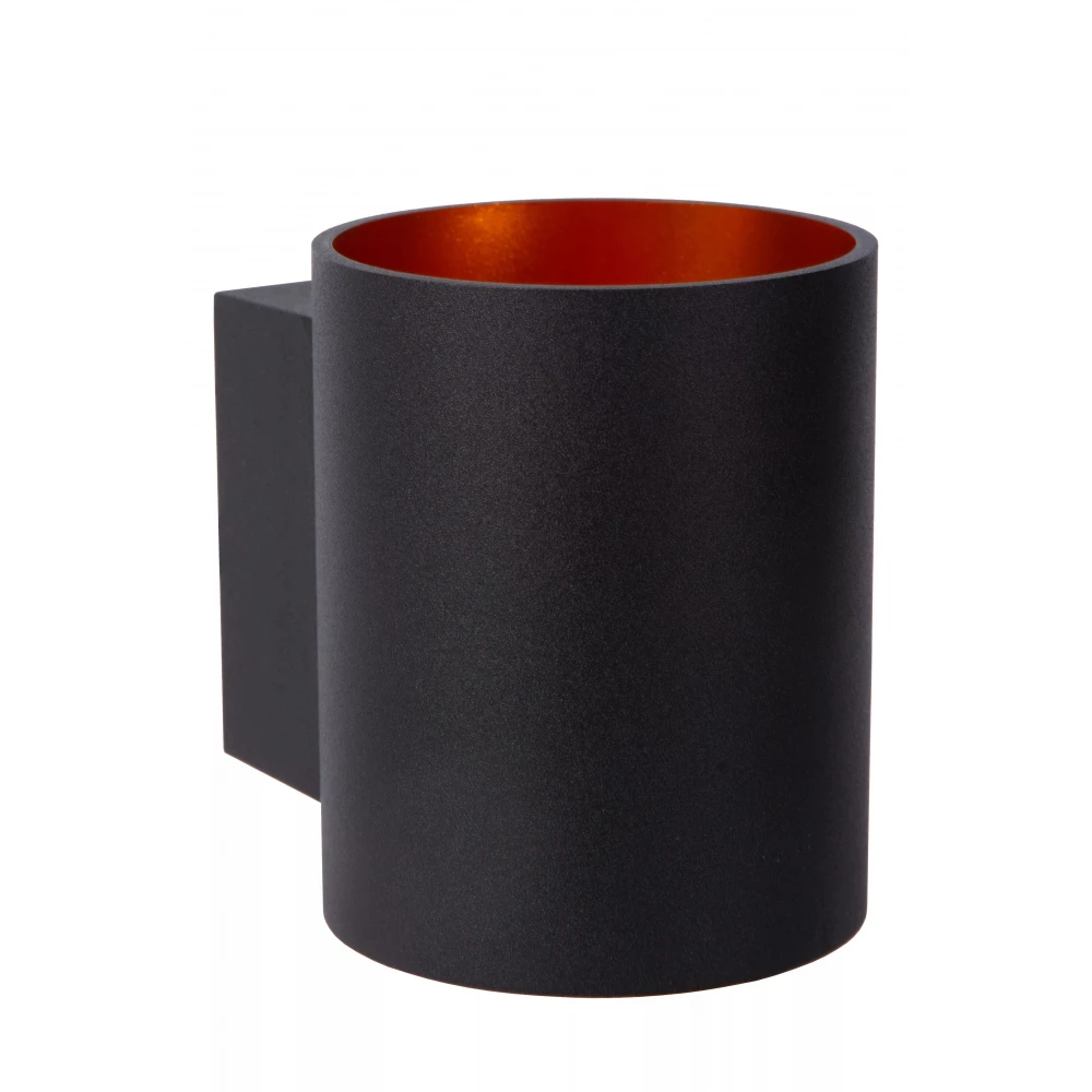 Επιτοίχιο Μαύρο Φωτιστικό Μεταλλικό Ø8cm 1xG9 XERA Lucide