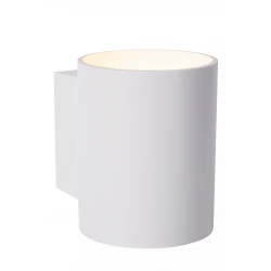 Επιτοίχιο Λευκό Φωτιστικό Μεταλλικό Ø8cm 1xG9 XERA Lucide
